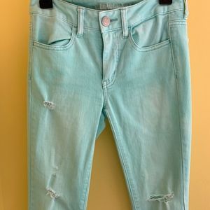 American Eagle ripped jeans: size 2 regular